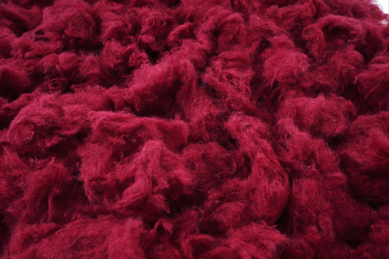 Claret Red Fiber